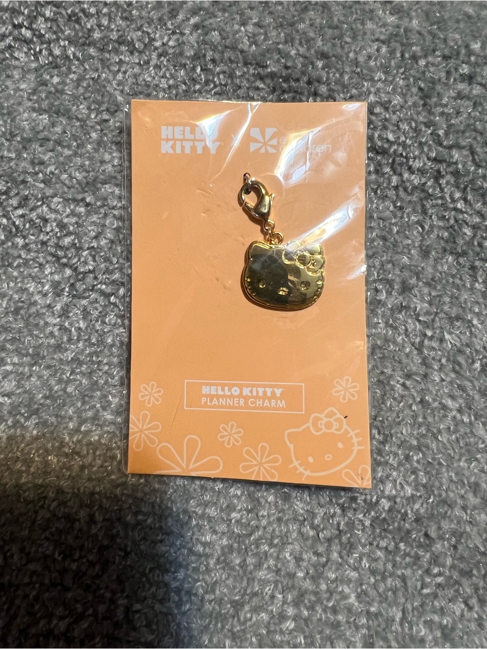 Hello Kitty Gold Planner Charm